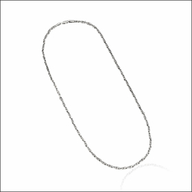 Stellar Italian Design Sterling Silver Chain