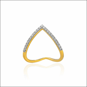Sharp Sparkle Diamond Ring