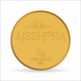 Aisshpra 2 gram Famous Kalpataru Tree Gold Coin, The Prosperity Coin