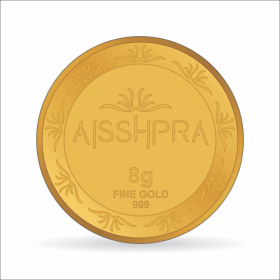 Aisshpra 8 gram Famous Kalpataru Tree Gold Coin, The Prosperity Coin