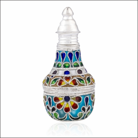 Classic Finesse Silver Sindoor Box with Stick