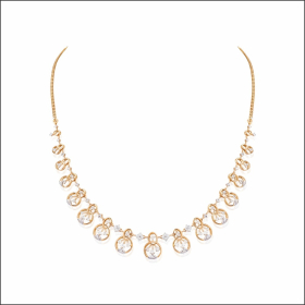 Dazzling Diamond Short Necklace