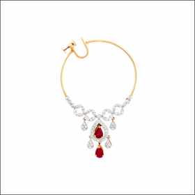 Exquisite Elegance Diamond Nath