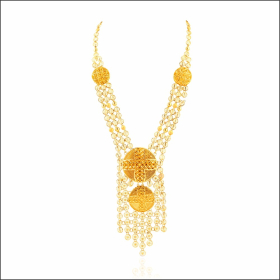 Traditional Radiance Gold Necklace
