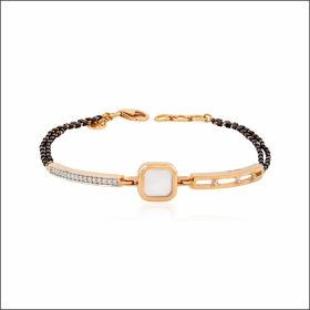 Sleek Elegance Gold Bracelet
