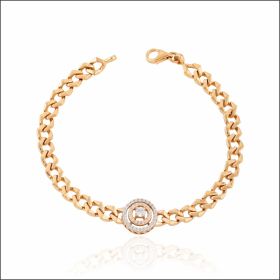 Mesmerising Gleam Rose Gold Bracelet