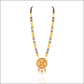 Heavenly Hexagon Elegant Gold Mangalsutra