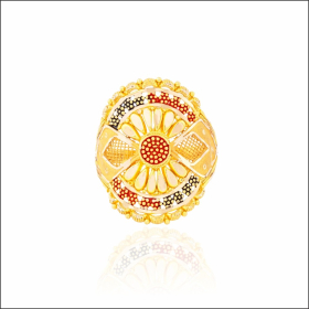 Traditional Regality Splendid Gold Ring