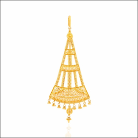 Majestic Gold Chapka Maang Tikka 