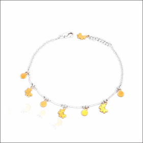 Graceful Charm Platinum Bracelet