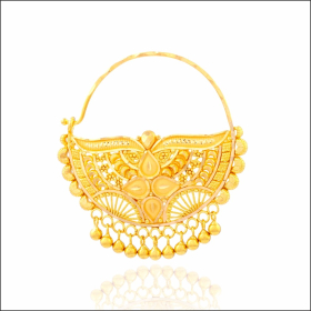 Marvellous Traditional Gold Nath
