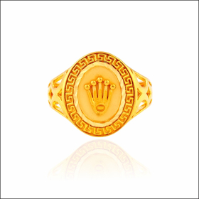 Majestic Opulence Gold Ring