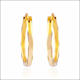 Classic Allure Gold Hoop Earrings
