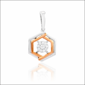 Striking Splendor Platinum Diamond Pendant