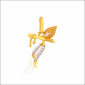 Mesmerising Elegance Signity Gold Locket