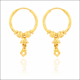 Timeless Allure Gold Drop Earrings
