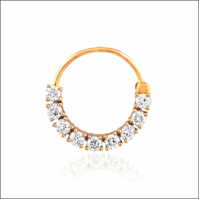 Regal Shine Diamond Nose Ring